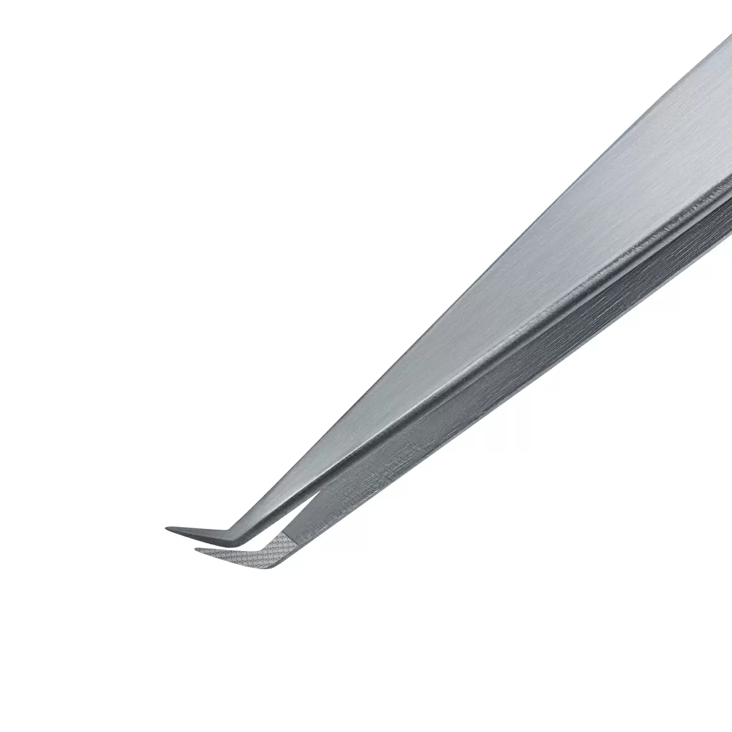 Пинцет для наращивания ресниц TimBale ZD-03, 5 мм, Fiber