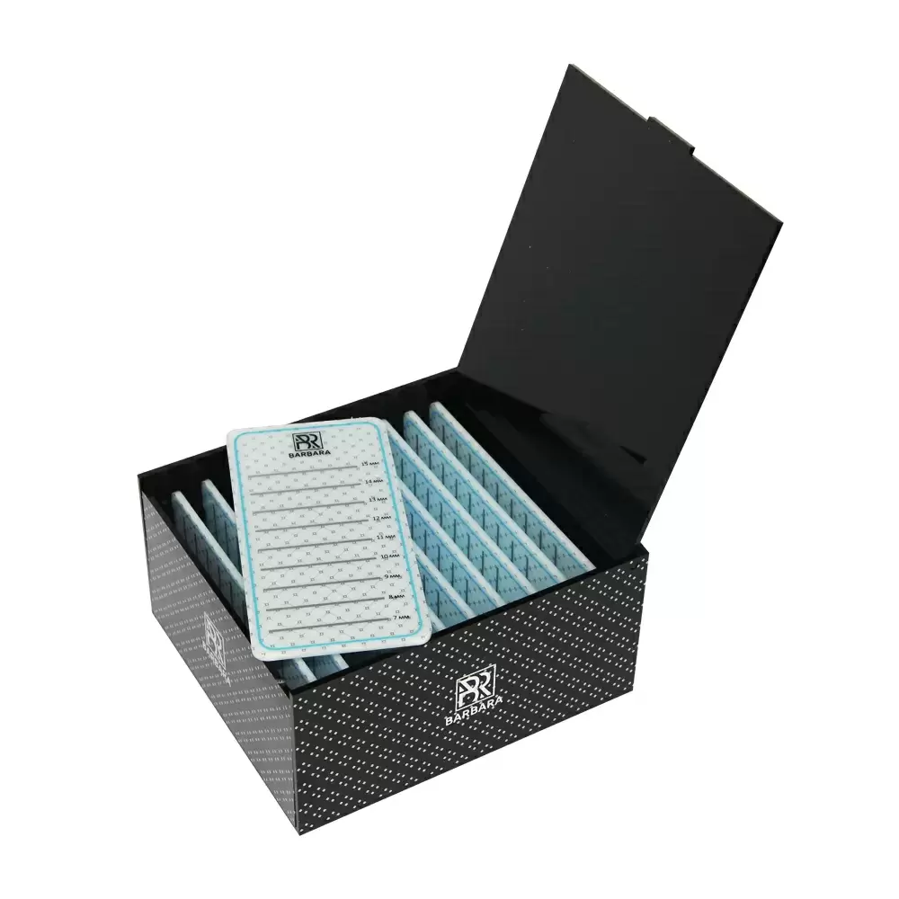 Лэшбокс BARBARA, 10 планшетов, Чёрный