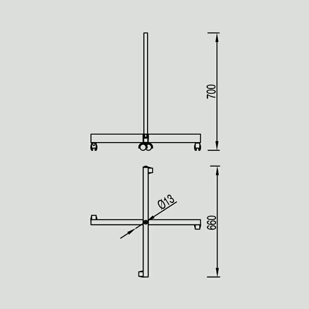 Штатив для лампы FS1, White, №17-1