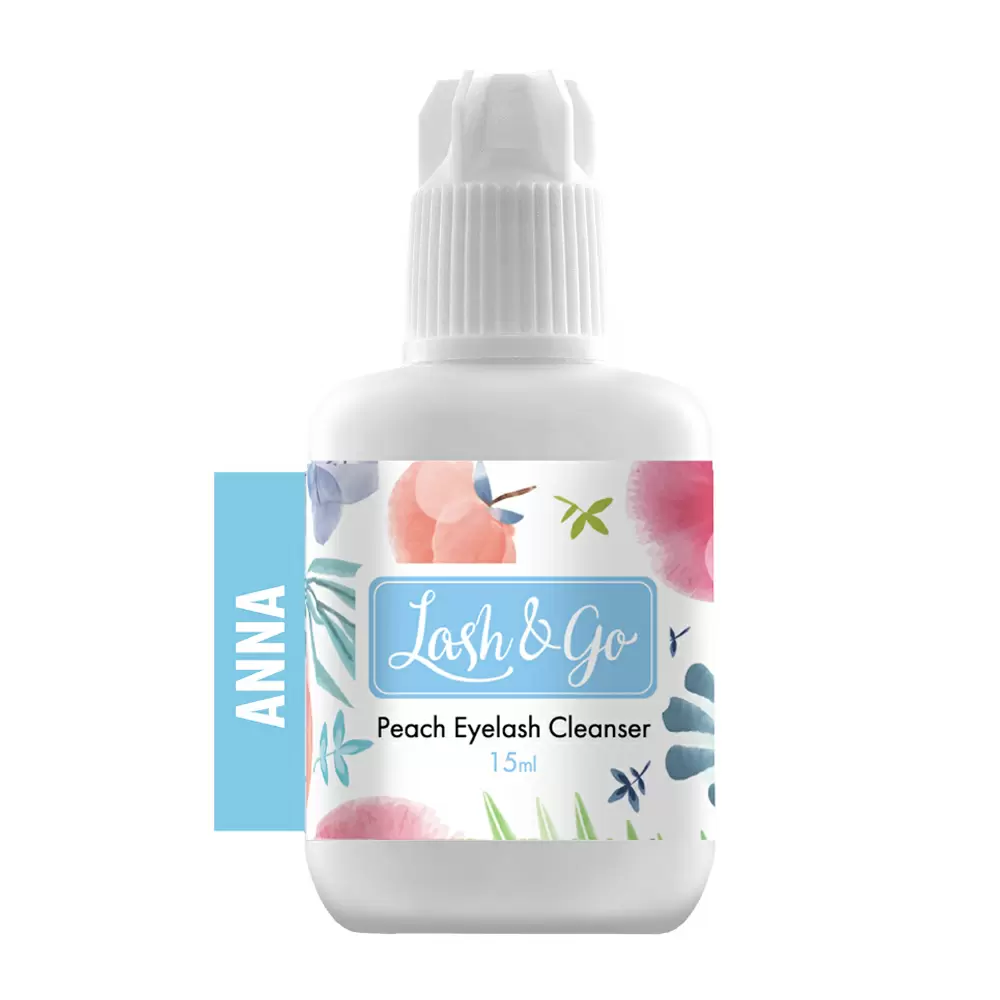 Обезжириватель для ресниц Lash&Go Anna , 15 мл, Персик