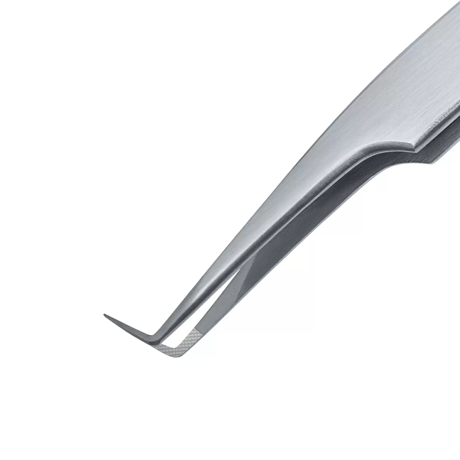 Пинцет для наращивания ресниц TimBale ZD-11, 7 мм, Fiber