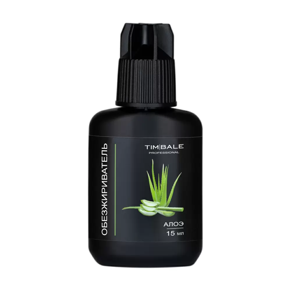 Обезжириватель для ресниц TimBale, 15 мл, Алоэ