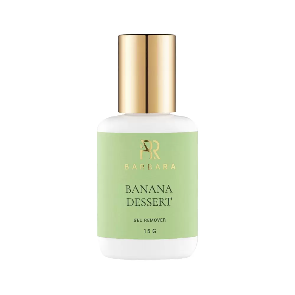 Ремувер гелевый для снятия ресниц BARBARA Banana Dessert, 15 мл, Банан