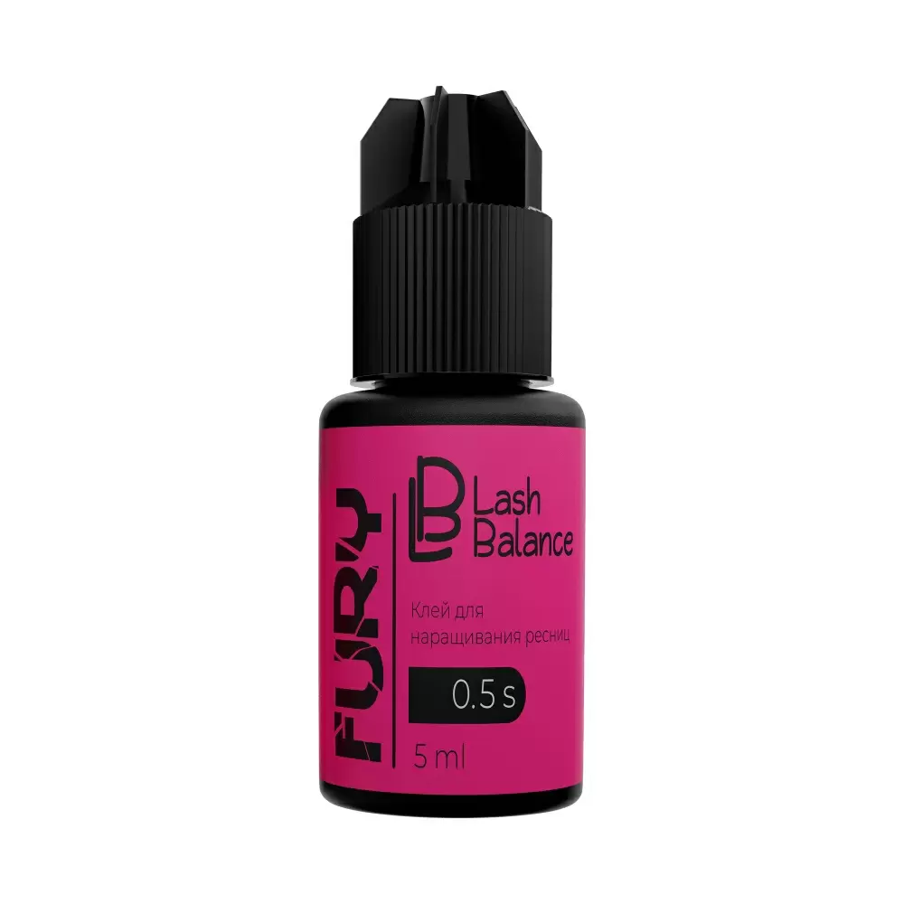 Клей Lash Balance FURY чёрный для наращивания ресниц, 5 мл