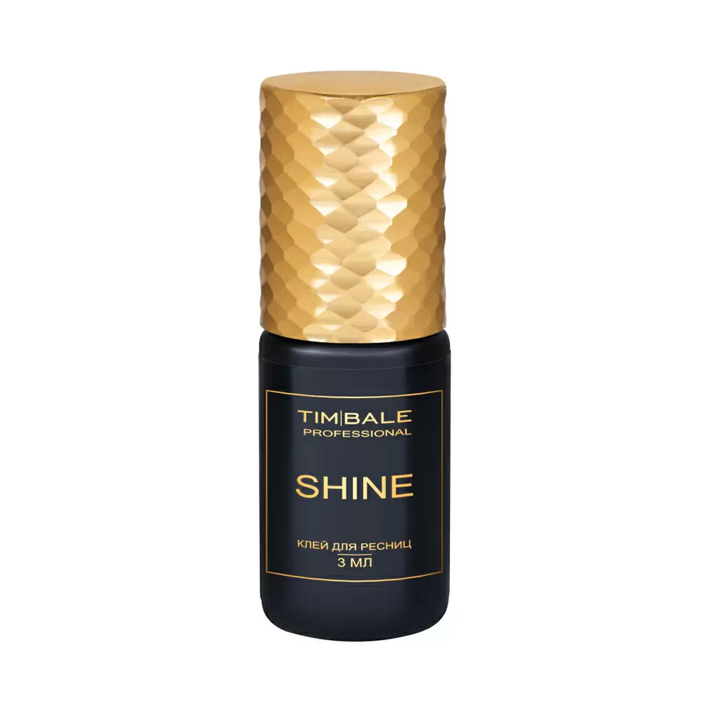 Клей TimBale SHINE чёрный для наращивания ресниц, 3 мл