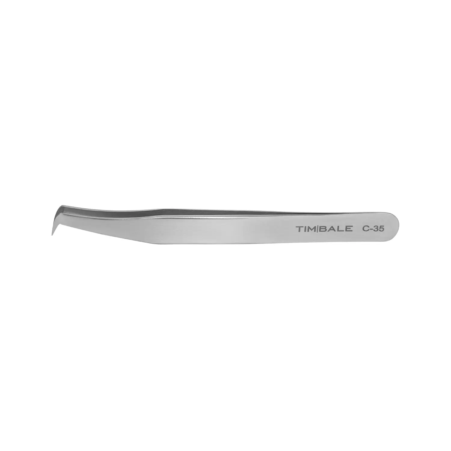 Пинцет для наращивания ресниц TimBale Nano C-35