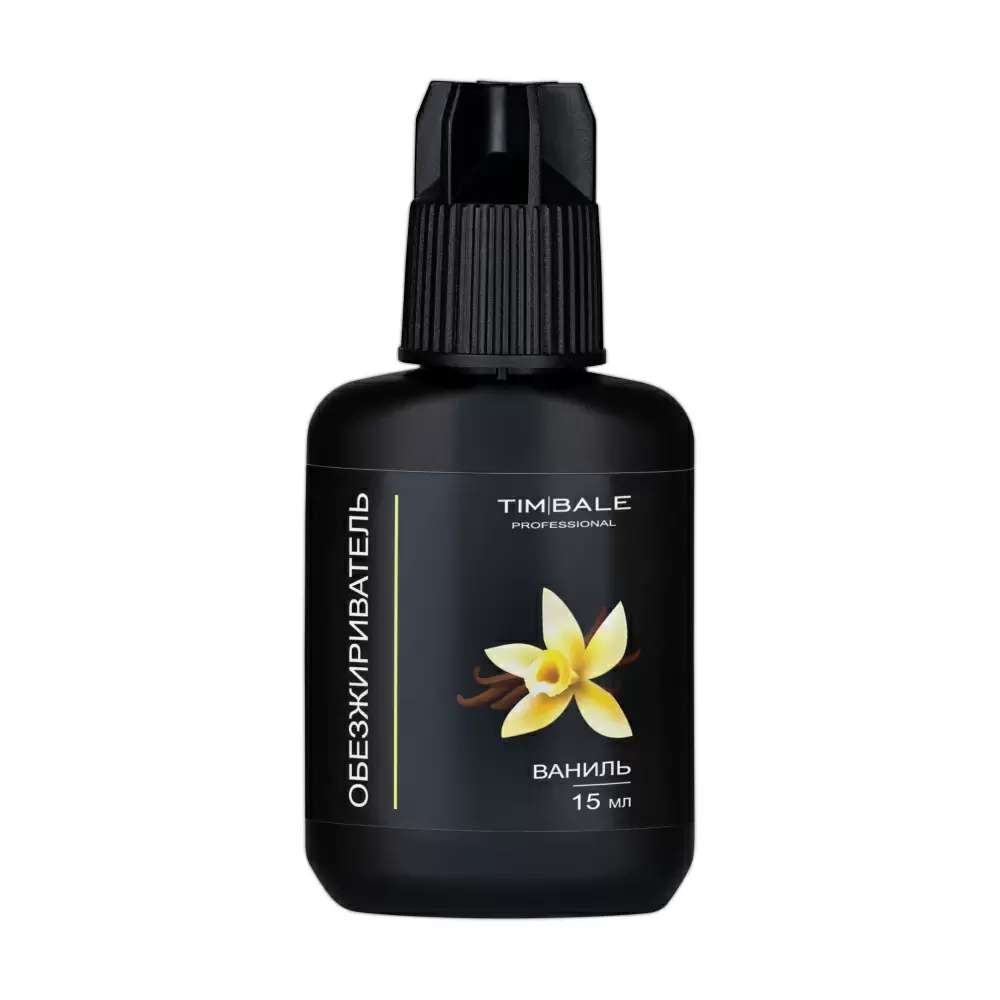 Обезжириватель для ресниц TimBale, 15 мл, Ваниль