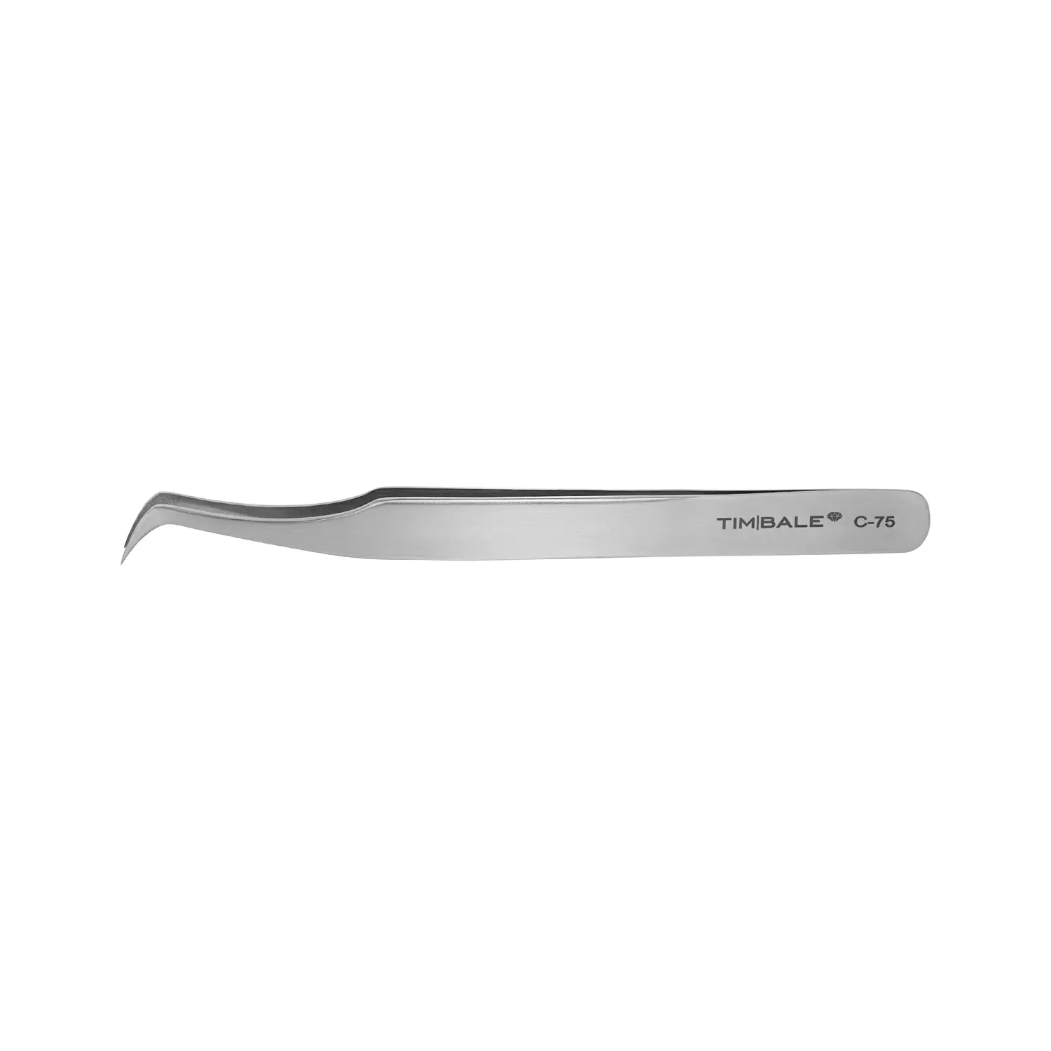 Пинцет для наращивания ресниц TimBale Diamond C-75
