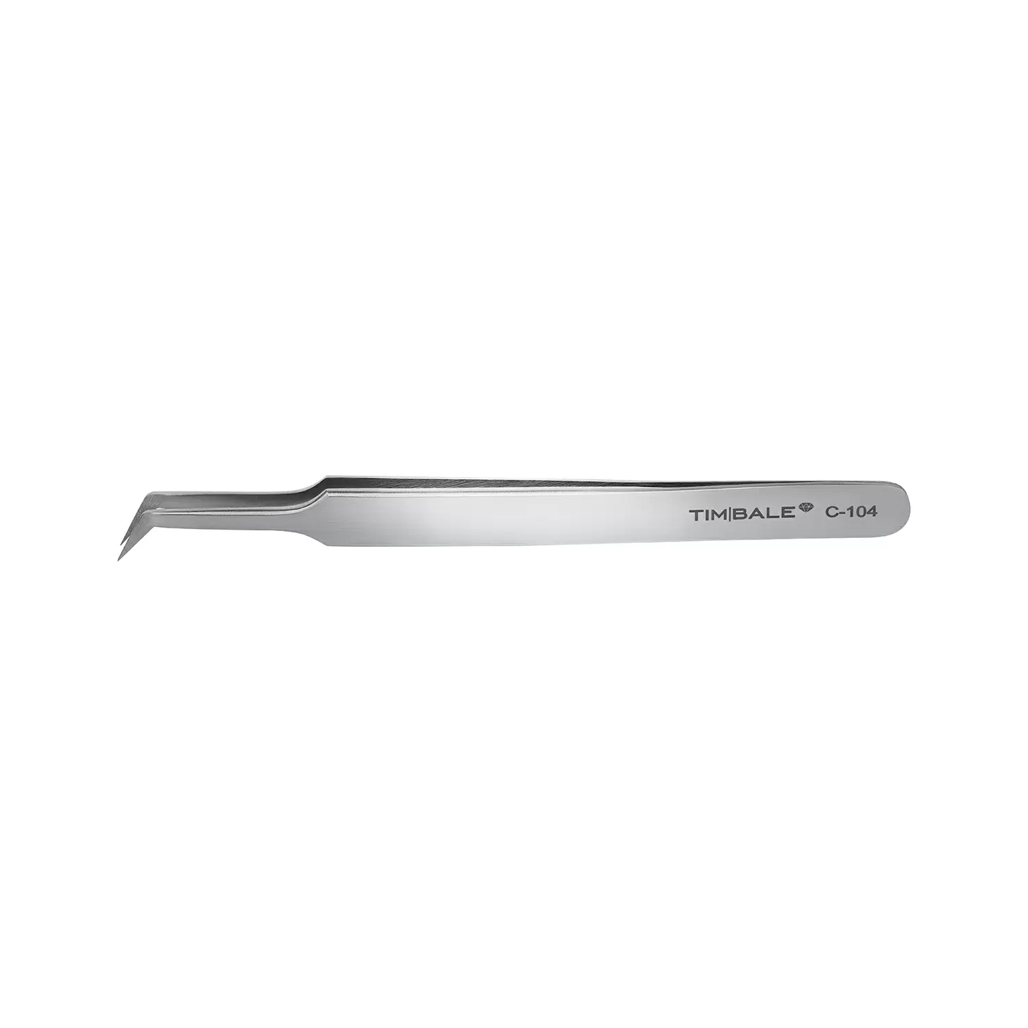 Пинцет для наращивания ресниц TimBale Diamond C-104