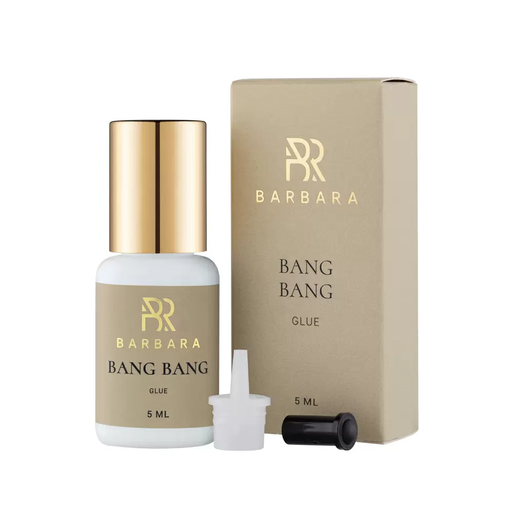 Клей BARBARA Bang Bang чёрный для наращивания ресниц, 5 мл