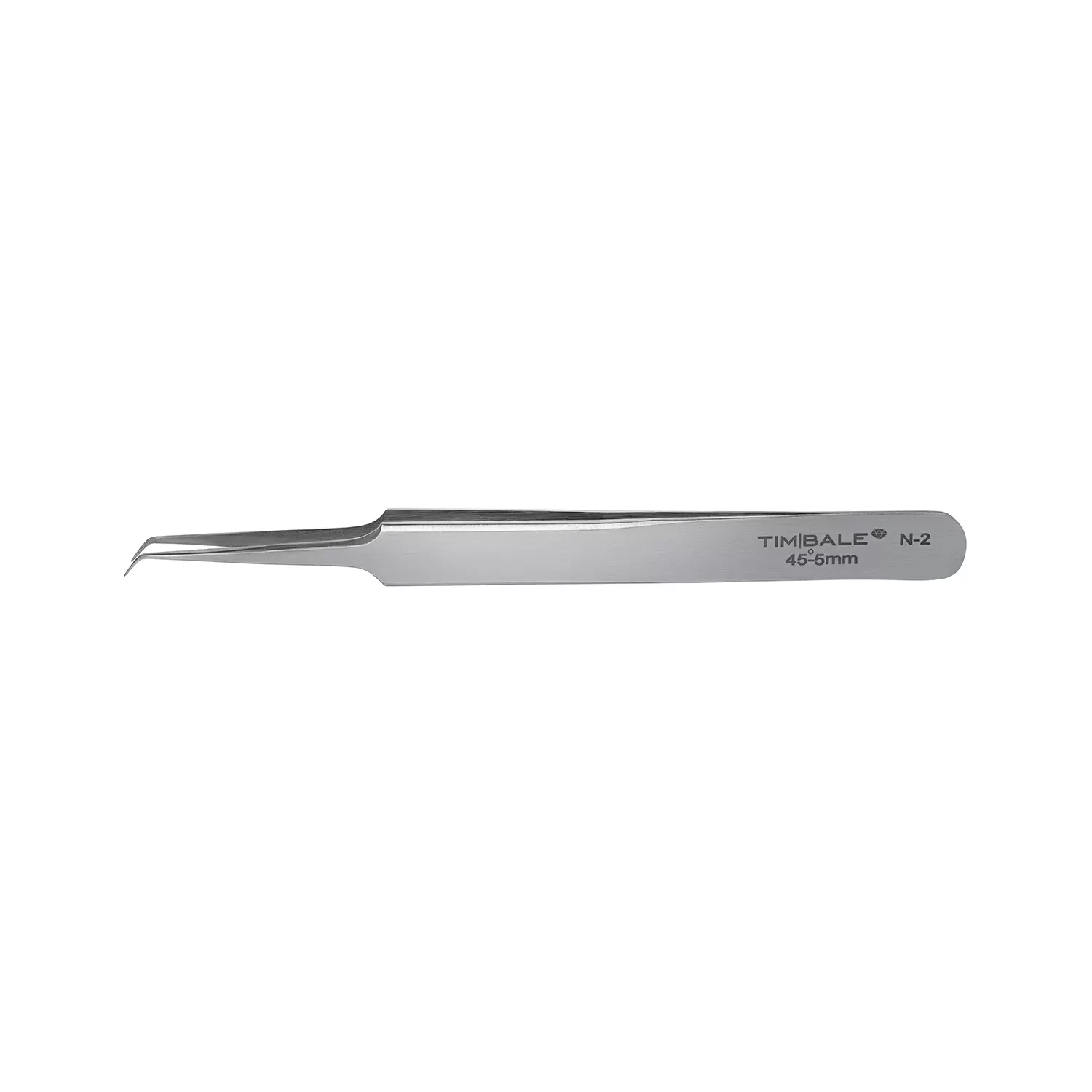 Пинцет для наращивания ресниц TimBale Diamond N-2, 5 мм