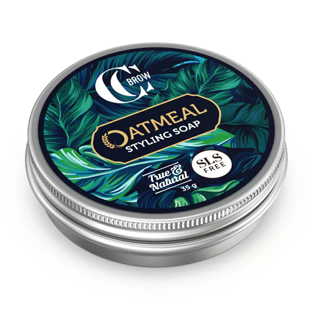 Мыло для укладки бровей со щеточкой Oatmeal Styling Soap, True&Natural, CC Brow, 35g