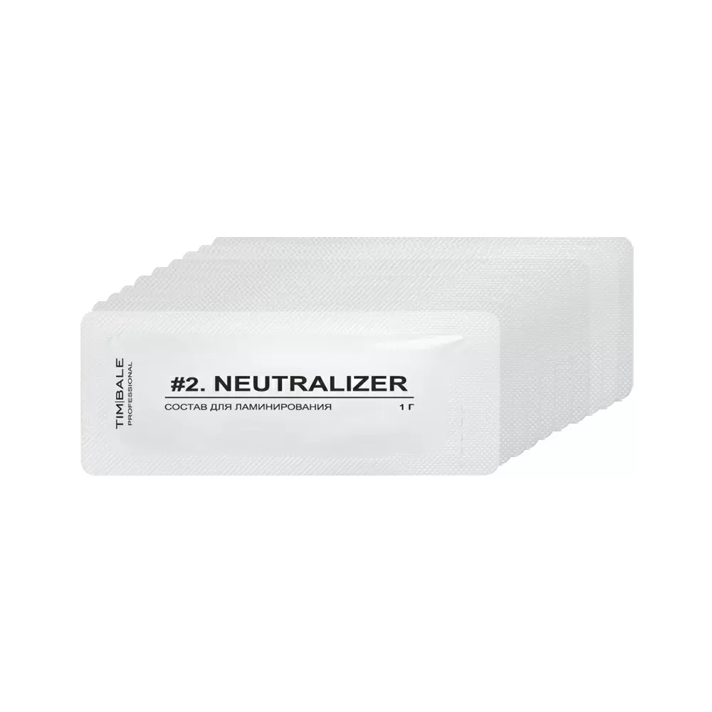 Состав для ламинирования ресниц и бровей TimBale №2 Neutralizer, 1 г, 10 шт