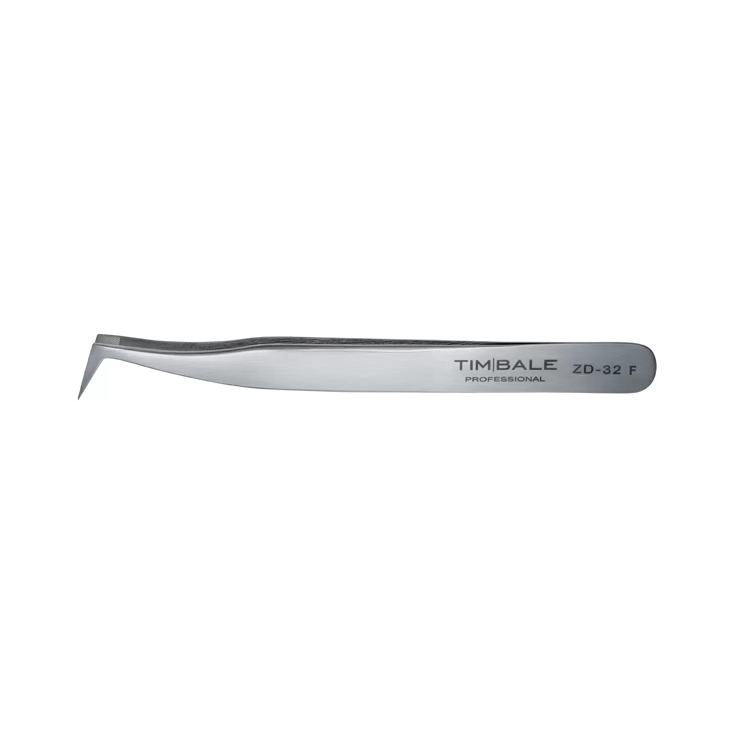 Пинцет для наращивания ресниц TimBale ZD-32, Fiber