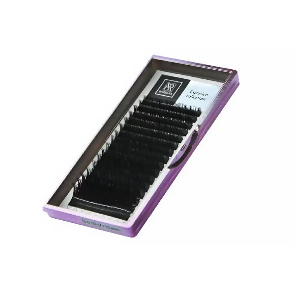 Ресницы чёрные BARBARA Exclusive, 16 линий