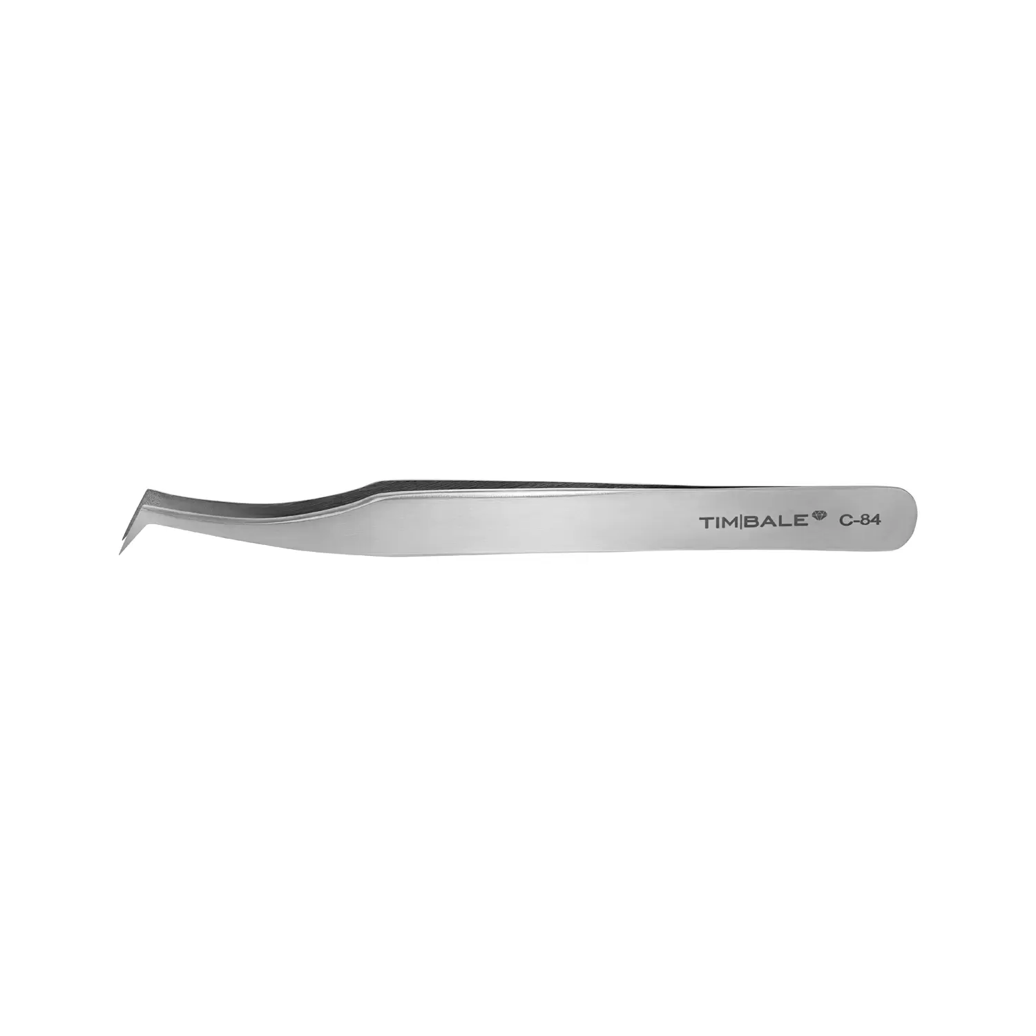 Пинцет для наращивания ресниц TimBale Diamond C-84