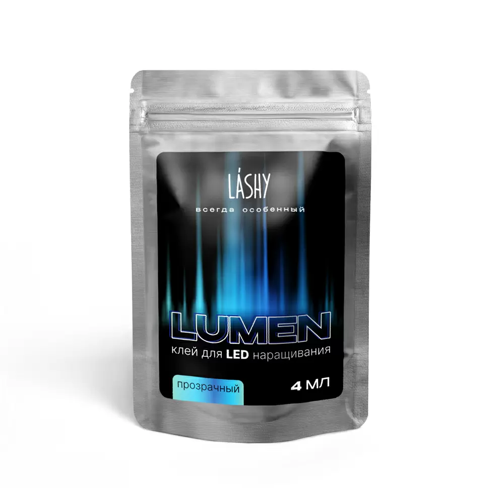 Клей LASHY Lumen прозрачный для LED наращивания, 4 мл