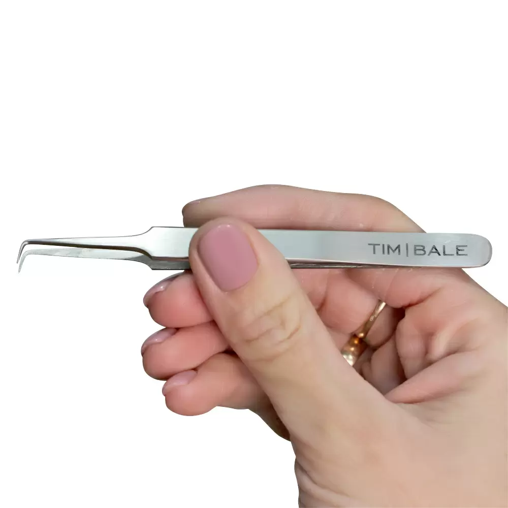 Пинцет для наращивания ресниц TimBale ZD-22, 5 мм