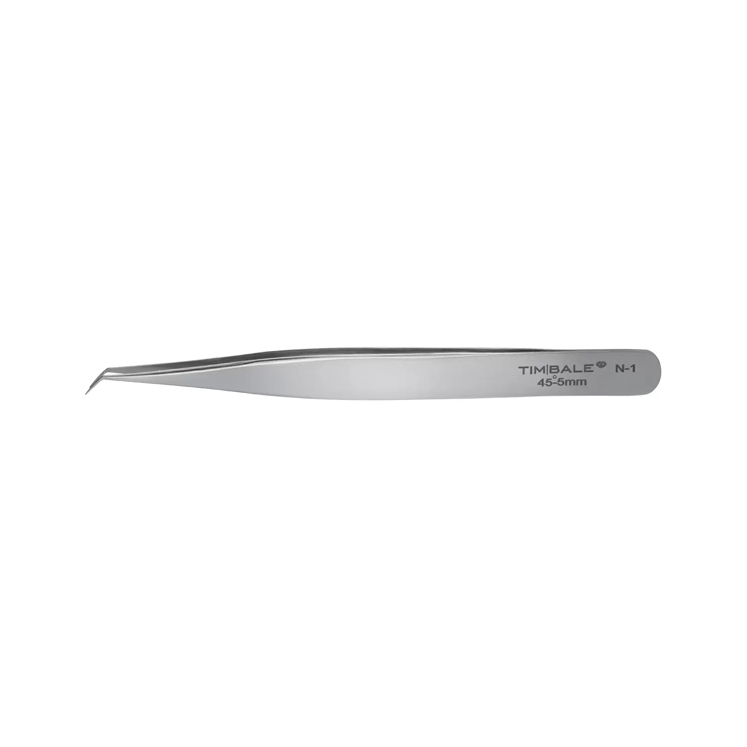 Пинцет для наращивания ресниц TimBale Diamond N-1, 5 мм