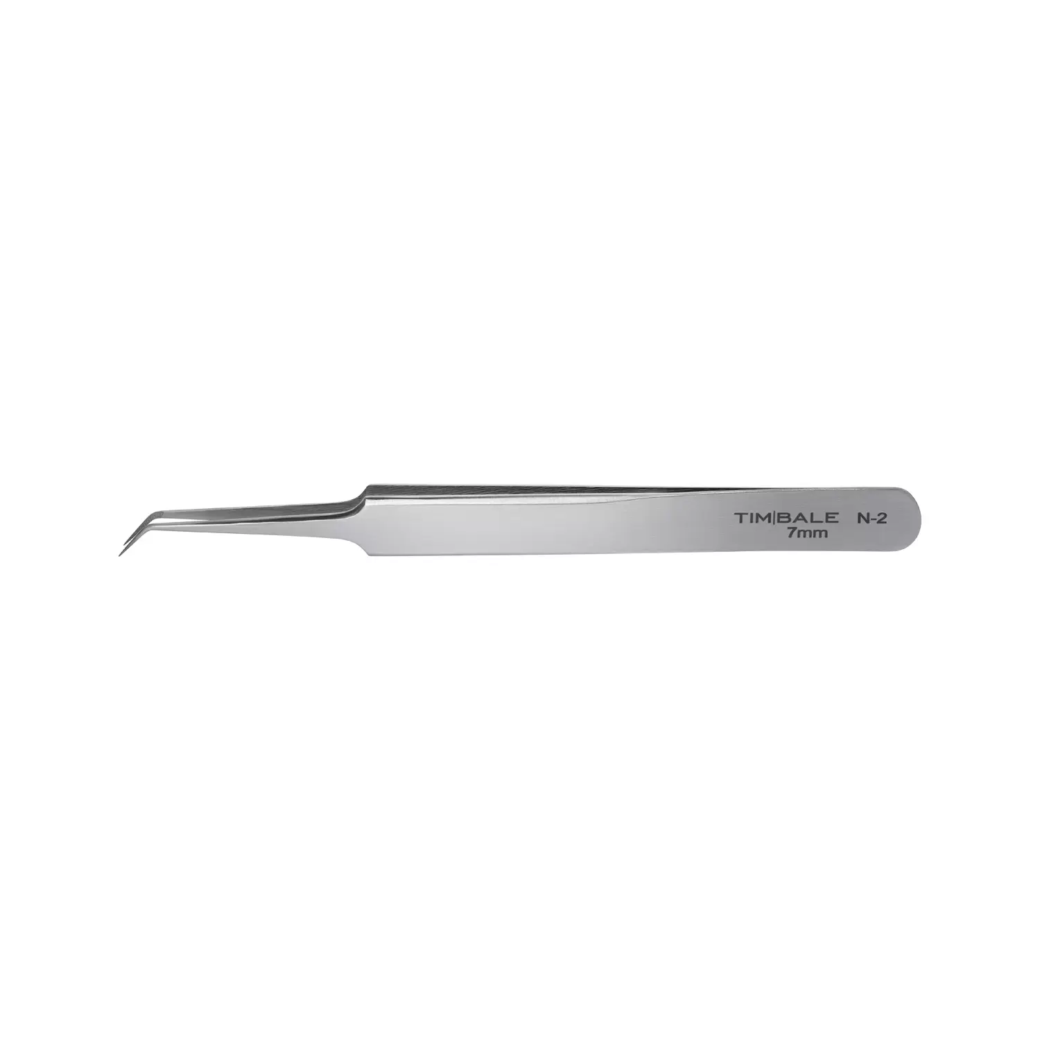 Пинцет для наращивания ресниц TimBale Nano N-2, 7 мм