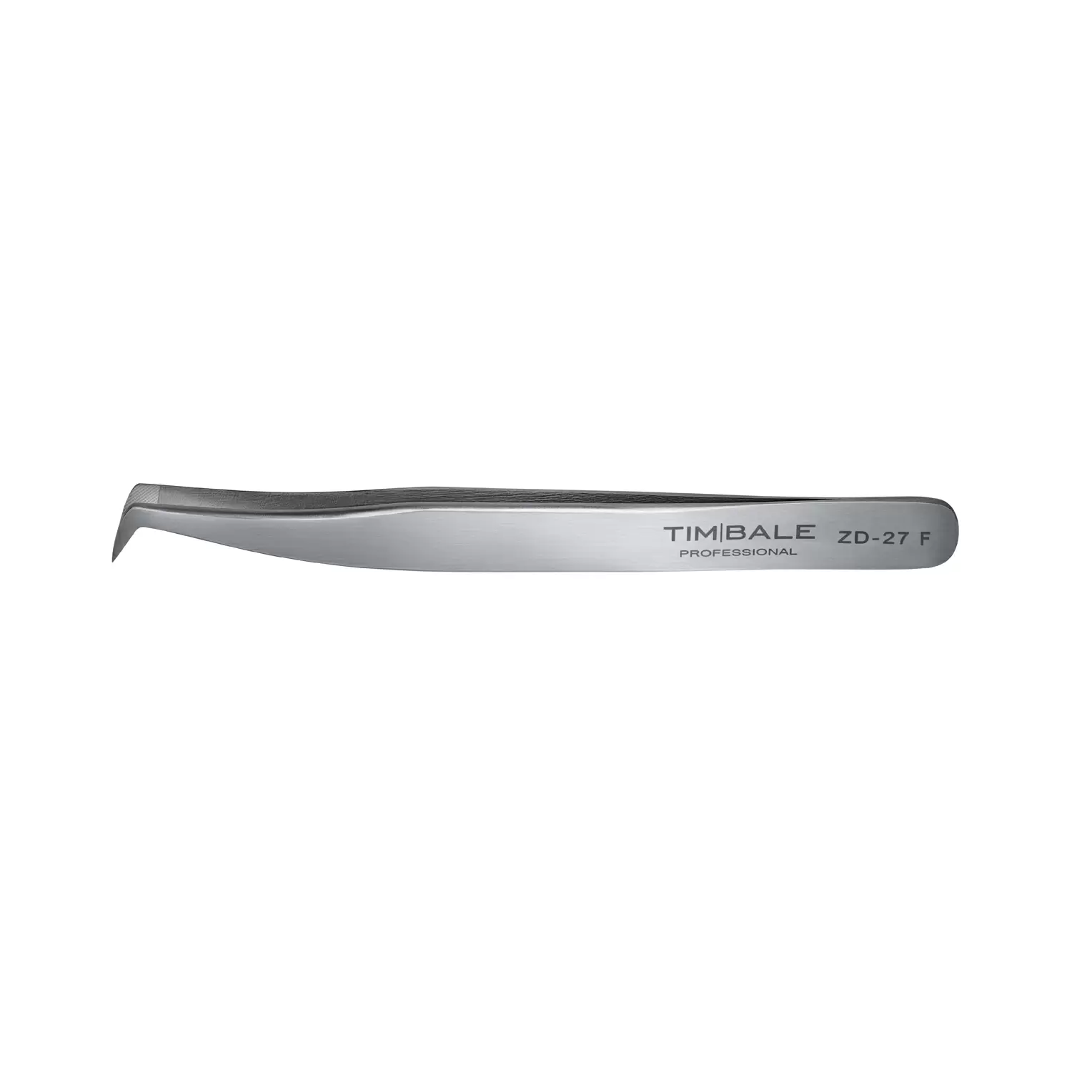 Пинцет для наращивания ресниц TimBale ZD-27, Fiber