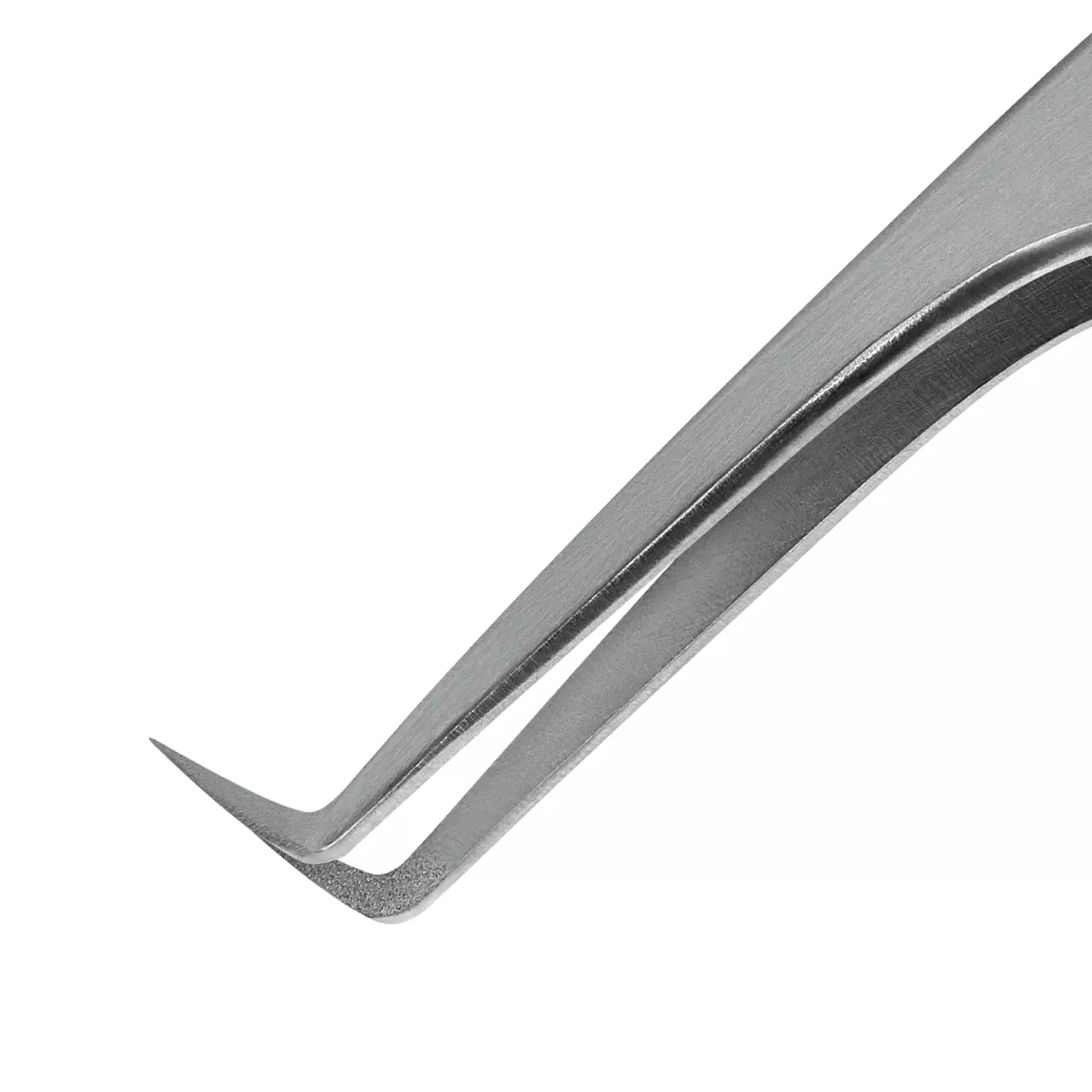 Пинцет для наращивания ресниц TimBale Diamond C-55, 7 мм
