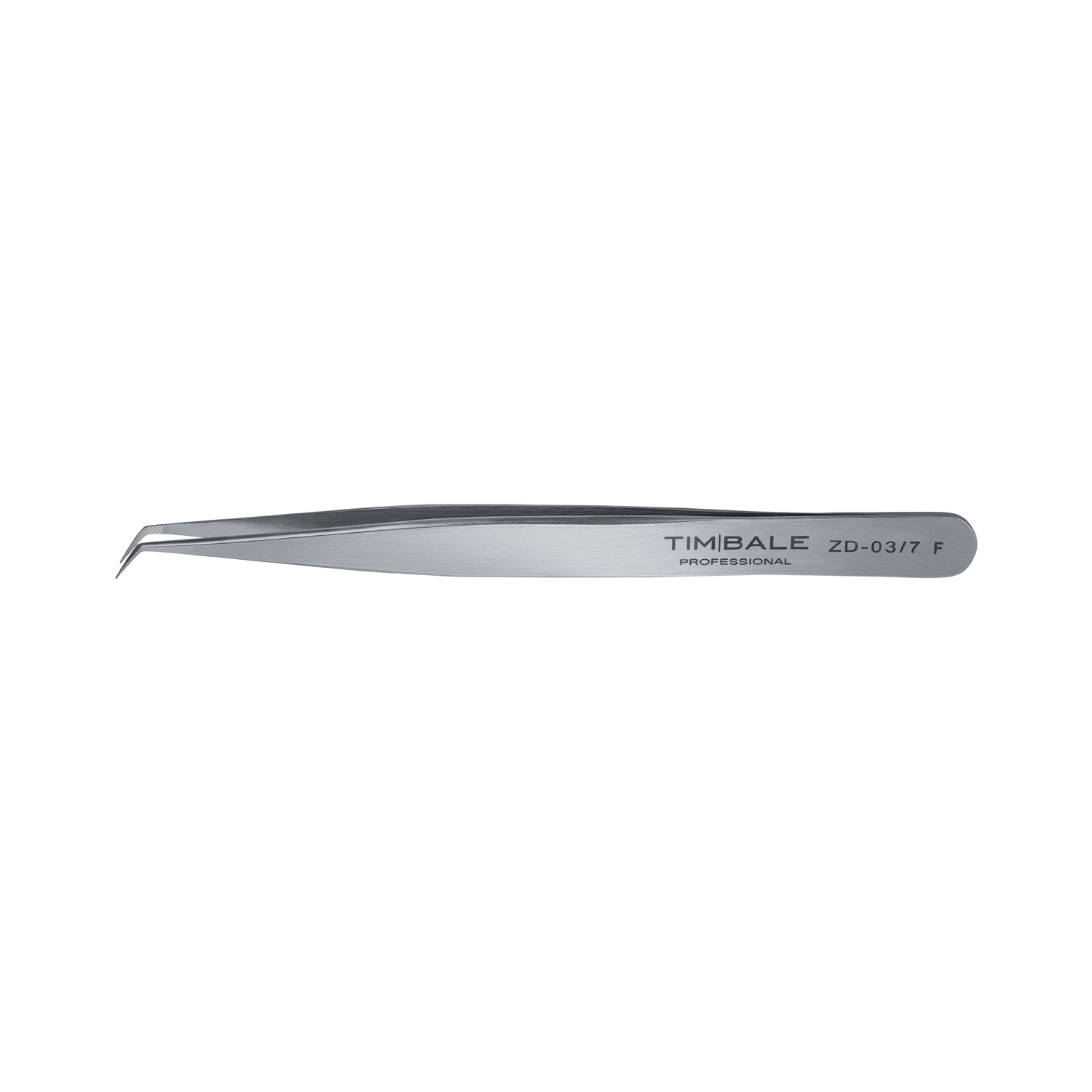 Пинцет для наращивания ресниц TimBale ZD-03, 7 мм, Fiber