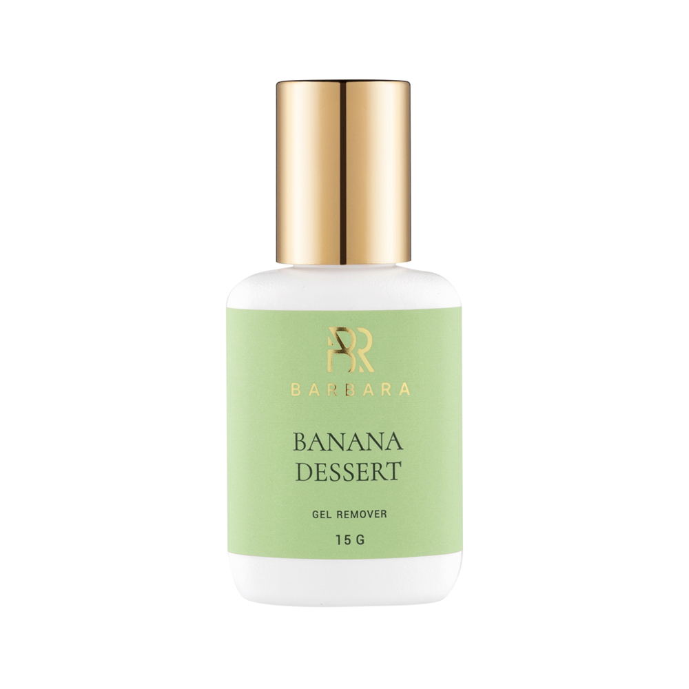 Ремувер гелевый для снятия ресниц BARBARA Banana Dessert, 15 мл, Банан